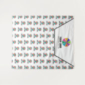 Tenture Votre logo Plus grand et Motif Contexte promotionn (Devant (Horizontal))