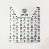 Tenture Votre logo Plus grand et Motif Contexte promotionn (Devant)