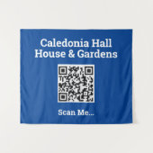 Tenture Votre mur de conception de code QR (Devant (Horizontal))