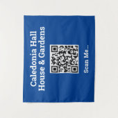 Tenture Votre mur de conception de code QR (Devant)