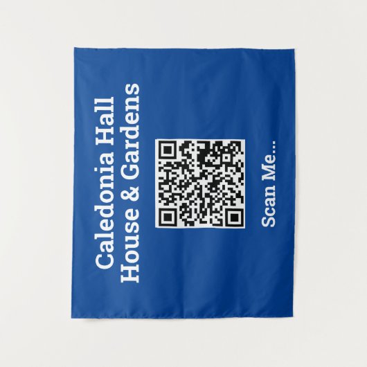 Tenture Votre mur de conception de code QR (Devant)