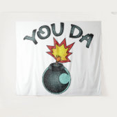 Tenture Vous Avez Bombe De Parties scintillant (Devant (Horizontal))