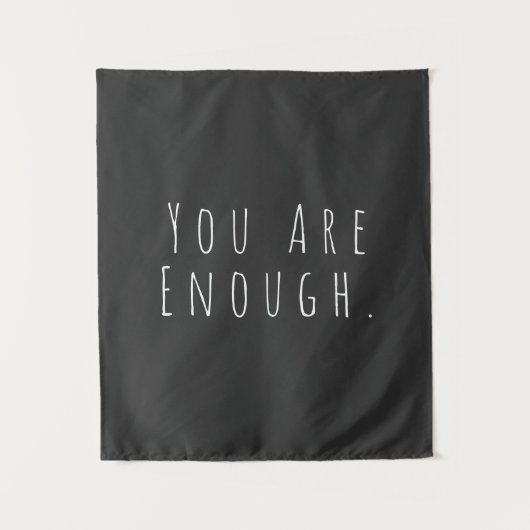 Tenture VOUS EN ÊTES ASSEZ | Graphique d'art Word inspirat (Devant)