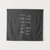 Tenture VOUS EN ÊTES ASSEZ | Graphique d'art Word inspirat (Devant (Horizontal))
