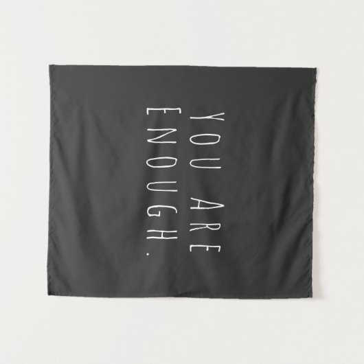 Tenture VOUS EN ÊTES ASSEZ | Graphique d'art Word inspirat (Devant (Horizontal))
