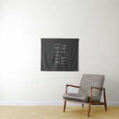 Tenture VOUS EN ÊTES ASSEZ | Graphique d'art Word inspirat (En situation (horizontale))