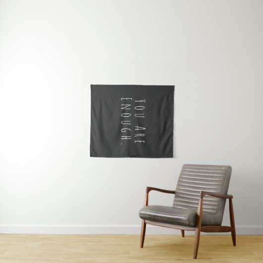 Tenture VOUS EN ÊTES ASSEZ | Graphique d'art Word inspirat (En situation (horizontale))