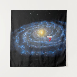Tenture Vous êtes ici : Carte Milky Way