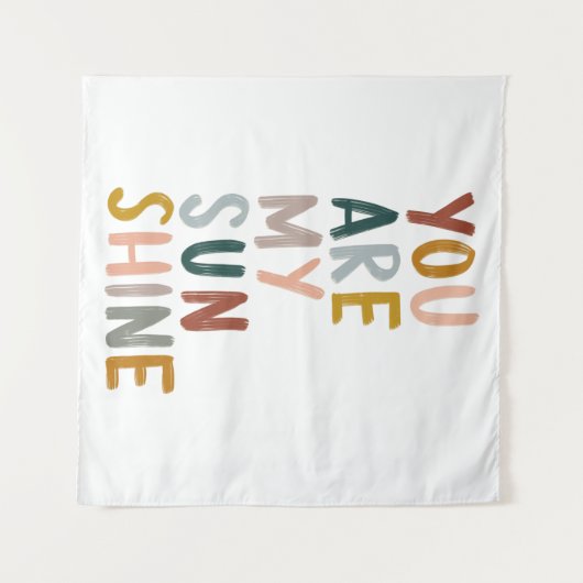 Tenture vous êtes mon soleil (Devant (Horizontal))