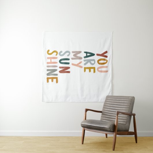 Tenture vous êtes mon soleil (En situation (horizontale))