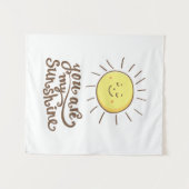 Tenture Vous Êtes Mon Soleil (Devant (Horizontal))