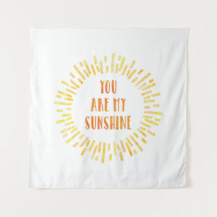 Tenture Vous êtes mon soleil brillant Aquarelle