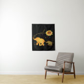 Tenture Vous êtes mon Sunshine tournesol Elephant Autisme (En situation)