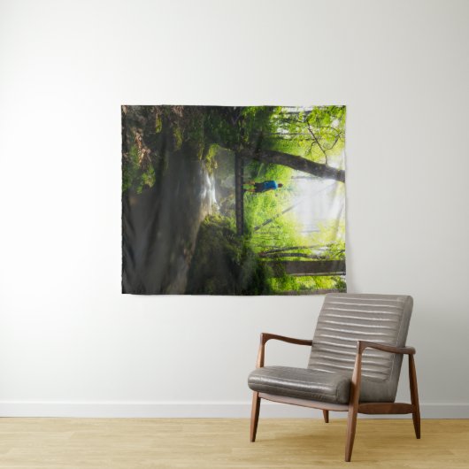 Tenture Voyage à travers la forêt magique (En situation (horizontale))