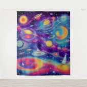 Tenture Voyage cosmique (Devant)