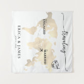 Tenture Voyage de Engagé à Marié Carte d'Or (Devant (Horizontal))