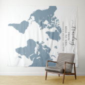 Tenture Voyage de Miss à Mrs Fond de Mariée (En situation (horizontale))