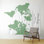 Tenture Voyage de Miss à Mrs Toile de Fond de Mariage (En situation (horizontale))