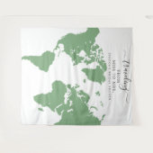 Tenture Voyage de Miss à Mrs Toile de Fond de Mariage (Devant (Horizontal))