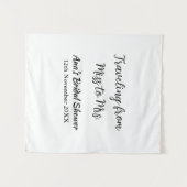 Tenture Voyage enterrement de vie de jeune fille ajouter n (Devant (Horizontal))