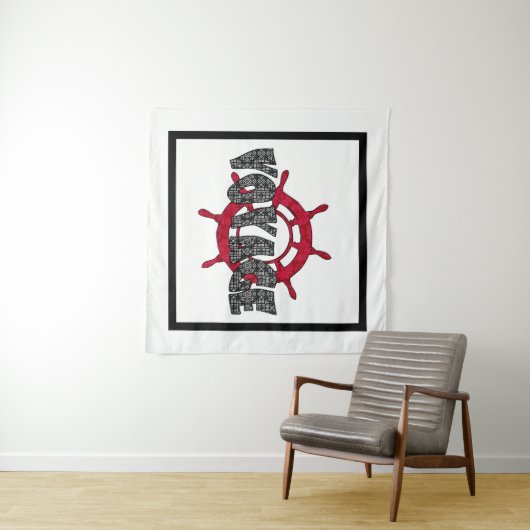 Tenture Voyage, mer (En situation (horizontale))