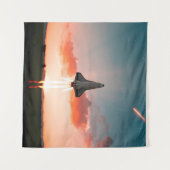 Tenture Voyage spatial (Devant (Horizontal))
