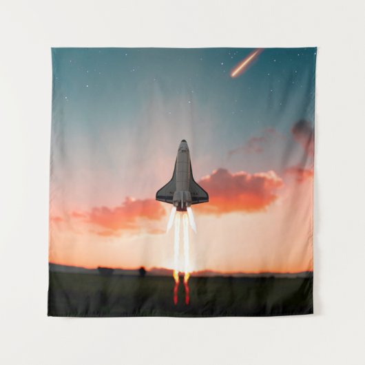 Tenture Voyage spatial (Devant)