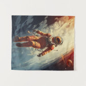 Tenture Voyage spatial Astronaut (Devant (Horizontal))