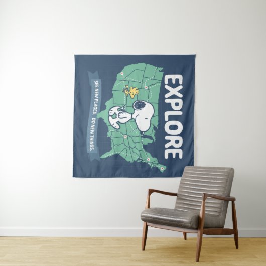 Tenture Voyage sur route | Explorez les cacahuètes (En situation (horizontale))