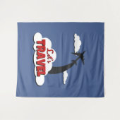 Tenture Voyageons (Devant (Horizontal))