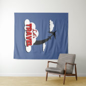 Tenture Voyageons (En situation (horizontale))