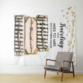 Tenture Voyager de Mlle à Mme Fête des mariées Contexte (En situation (horizontale))