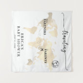 Tenture Voyager de Partenaires à Parents Gold Map (Devant (Horizontal))