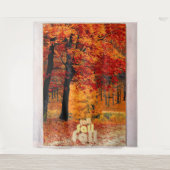 Tenture Vue de la forêt automne (Devant)