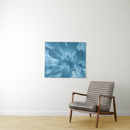 Tenture Vue en angle faible des stalactites (En situation (horizontale))