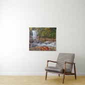 Tenture Vue Glass Falls Pisgah Forêt nationale (En situation (horizontale))