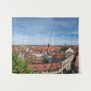 Tenture Vue panoramique de la vieille ville d'en haut à Ba