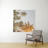 Tenture Vue Pittoresque sur la plage de Palm (En situation (horizontale))