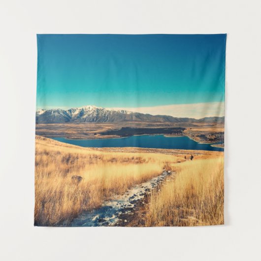 Tenture Vue pittoresque sur le point de vue du sommet du M (Devant)