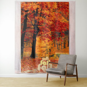 Tenture Vue sur la forêt d'automne