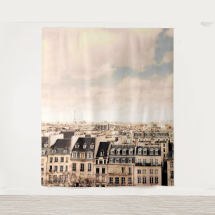 Tenture Vue sur les toits de Paris Fond de papier peint
