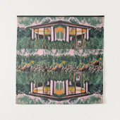 Tenture  Wa-Wo Wave NFT Art - RÉFLEXIONS SUR MA FENÊTRE 32 (Devant)