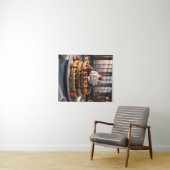 Tenture Waffles (En situation (horizontale))