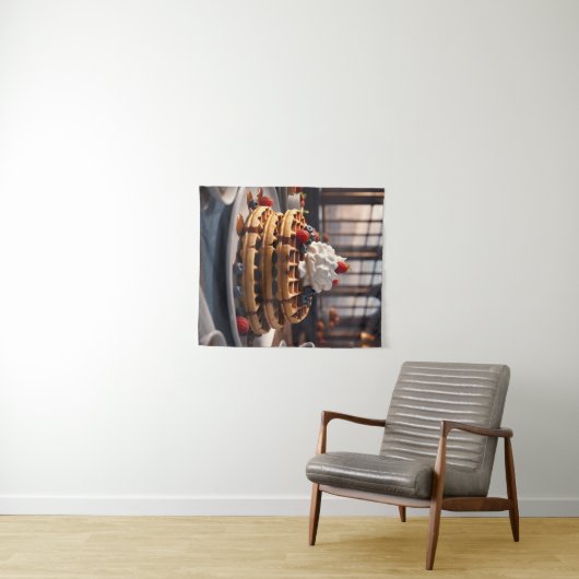 Tenture Waffles (En situation (horizontale))