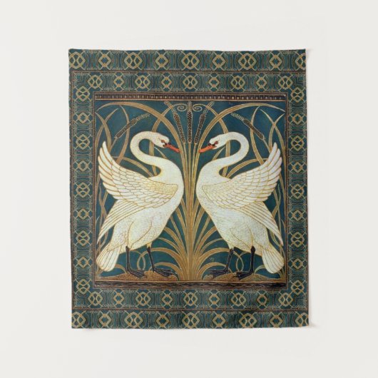 Tenture Walter Crane Swan (Devant)