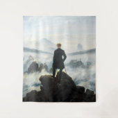 Tenture Wanderer au-dessus de la mer de brouillard, Friedr (Devant)
