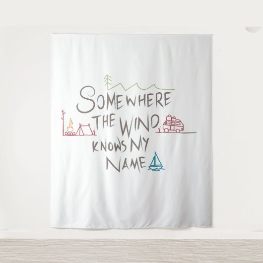 Tenture wanderlust (Devant)