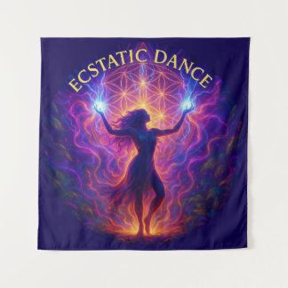 Tenture Wandkleed Ecstatic Dance – Energie & Beweging