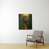 Tenture Wandkleed Leeuw – Spirituele Energie en Innerlijke (En situation)