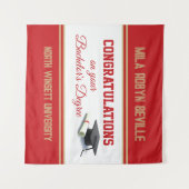 Tenture Waouh ! Diplôme de licence ! Remise des diplômes  (Devant (Horizontal))